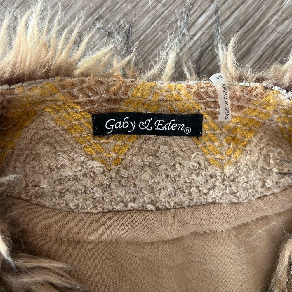 Gaby & Edén faux fur Y2K coat sz M - Picture 5 of 7